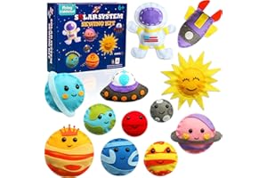 Flying Childhood Solar System Sewing Kit for Kids - Beginner Felt Craft Kits - DIY Activity for Ages 8-12