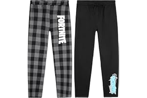 Fortnite Pants for Boys Pack of 2 Comfy Pants Soft Loungewear Boys Outfits Lounge Set Cool Clothes Kids Gifts for Gamers
