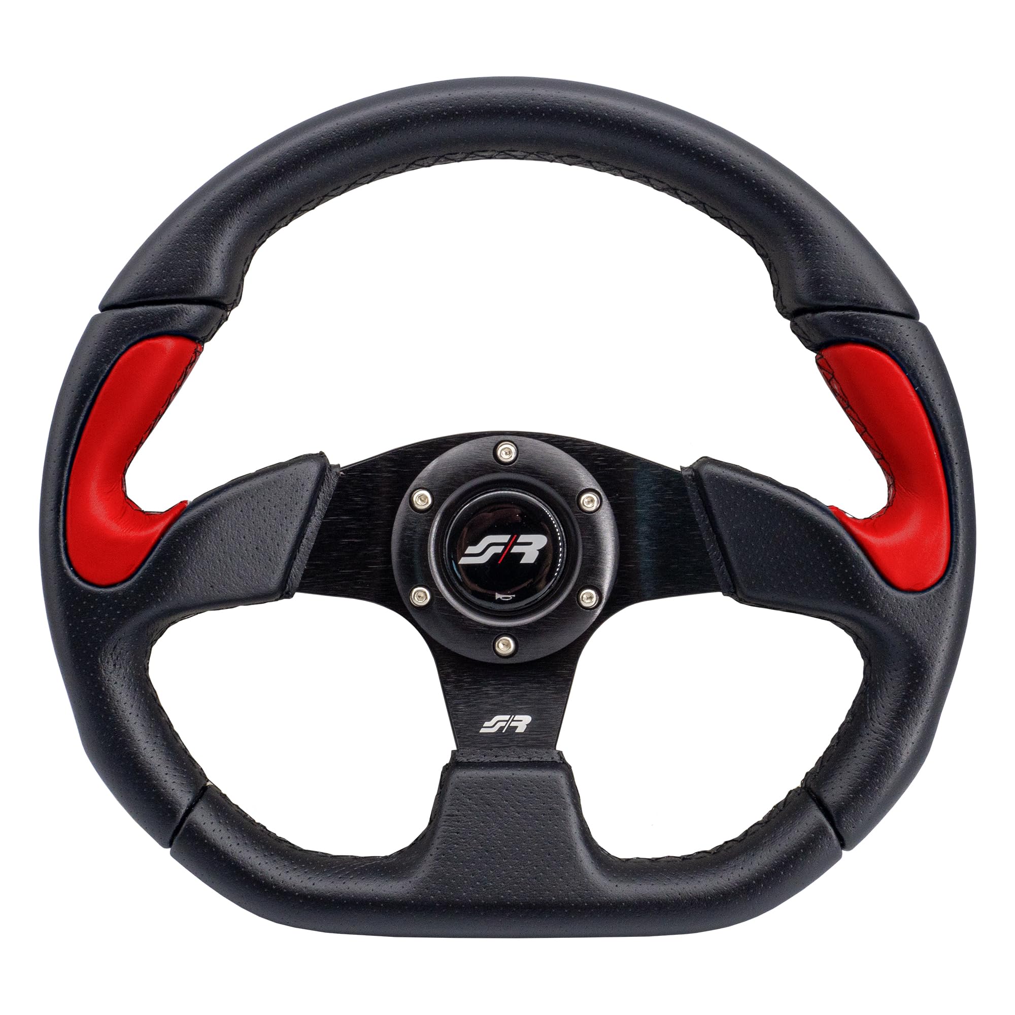 Simoni Racing X2330PUN/PR Universal Steering Wheel, Red