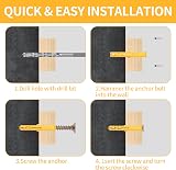 Norvens 116 Pcs Screws and Wall Plugs Set M6 M8 58/58 Bricks Concrete view 5