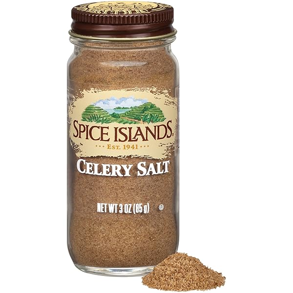 SPICE ISLANDS CELERY SALT, 3 OUNCE