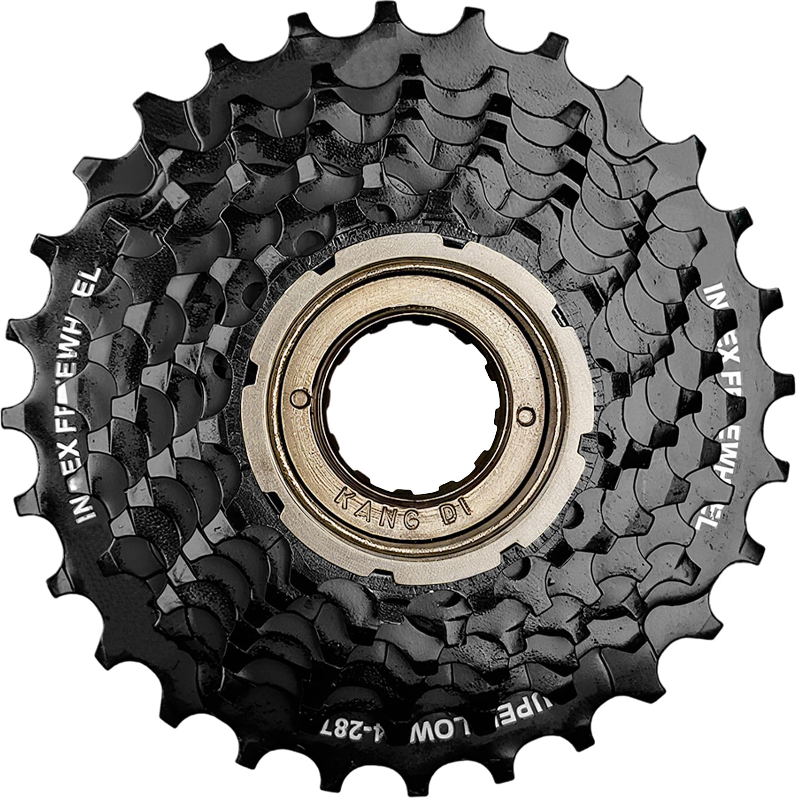 Photo 1 of Aikolesa Bike Freewheel 7 Speed 14-28T Bike Freewheel Screw On Multiple Freewheel Threaded Type Freehub,Black