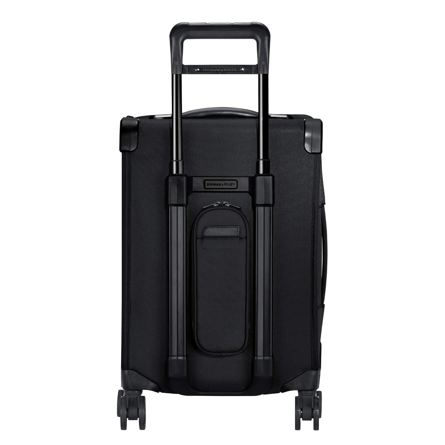 Black Expandable Suitcase with Compression Packing System Briggs
