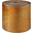 Meyoppm Corten Steel Garden Edging 5.5" x 32.8', Metal Rusted Landscape Edging Sturdy Garden Long Strips, Metal Edging for Landscaping, Metal Garden Edging for Lawns,Borders and Flower Beds