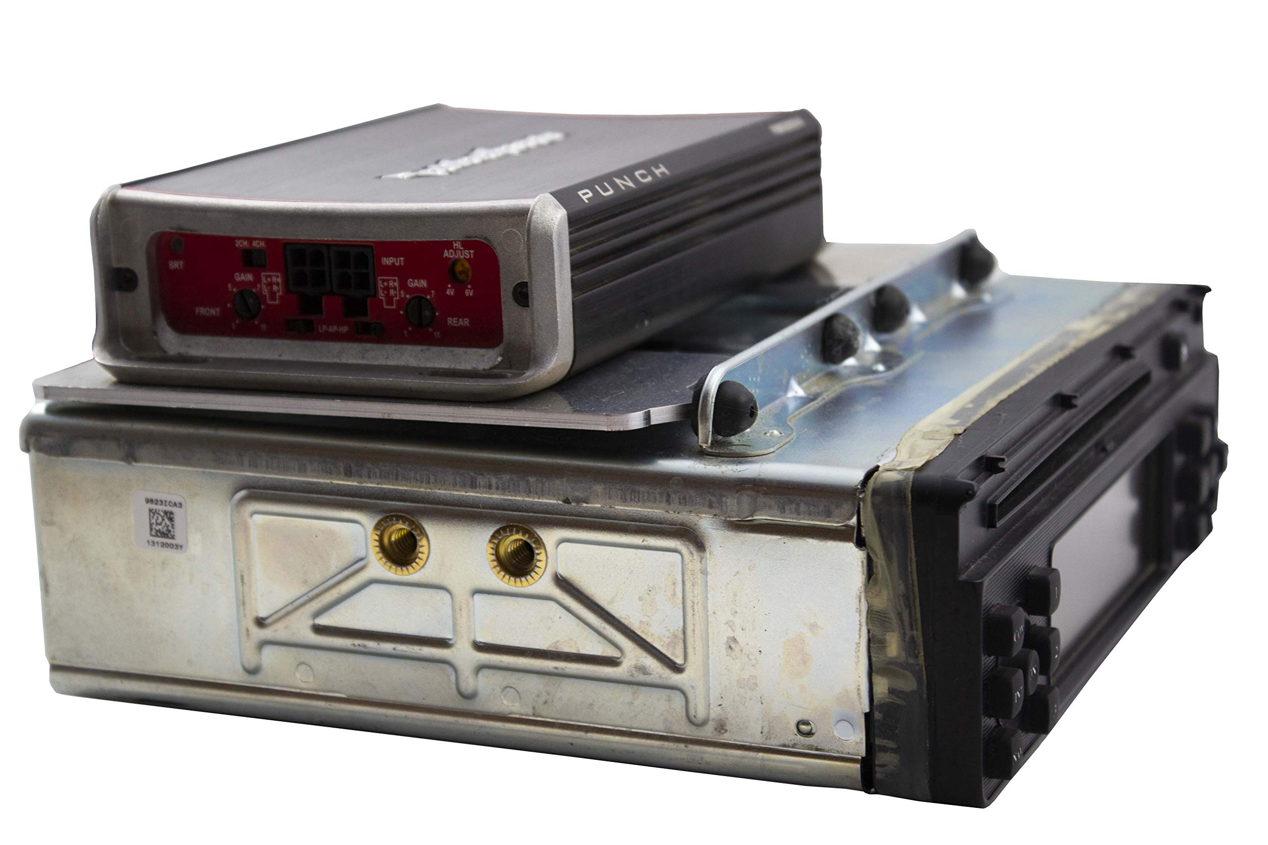 Harley Davidson Amplifier Mounting Brackets fit Batwing Bikes with