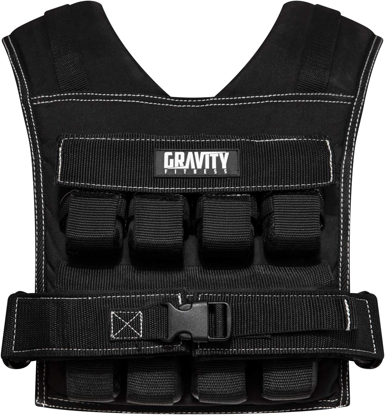Gravity Fitness 20kg Weighted Vest - Fully adjustable. Calisthenics, Crossfit, Strength Training, home and commercial use.