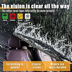 AUTOBOO 20"+20" Windshield Wiper Blade Replacement