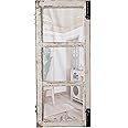 Sintosin Farmhouse Wood Frame Window Mirror 14" x 33", Vertical Hanging Distressed White Rustic Window Mirrors for Wall Decor, Vintage Rectangular Window Pane Mirror for Living Room Entryway
