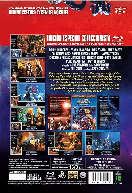 Masters del Universo BD Edición Metálica Limitada y Numerada a ...