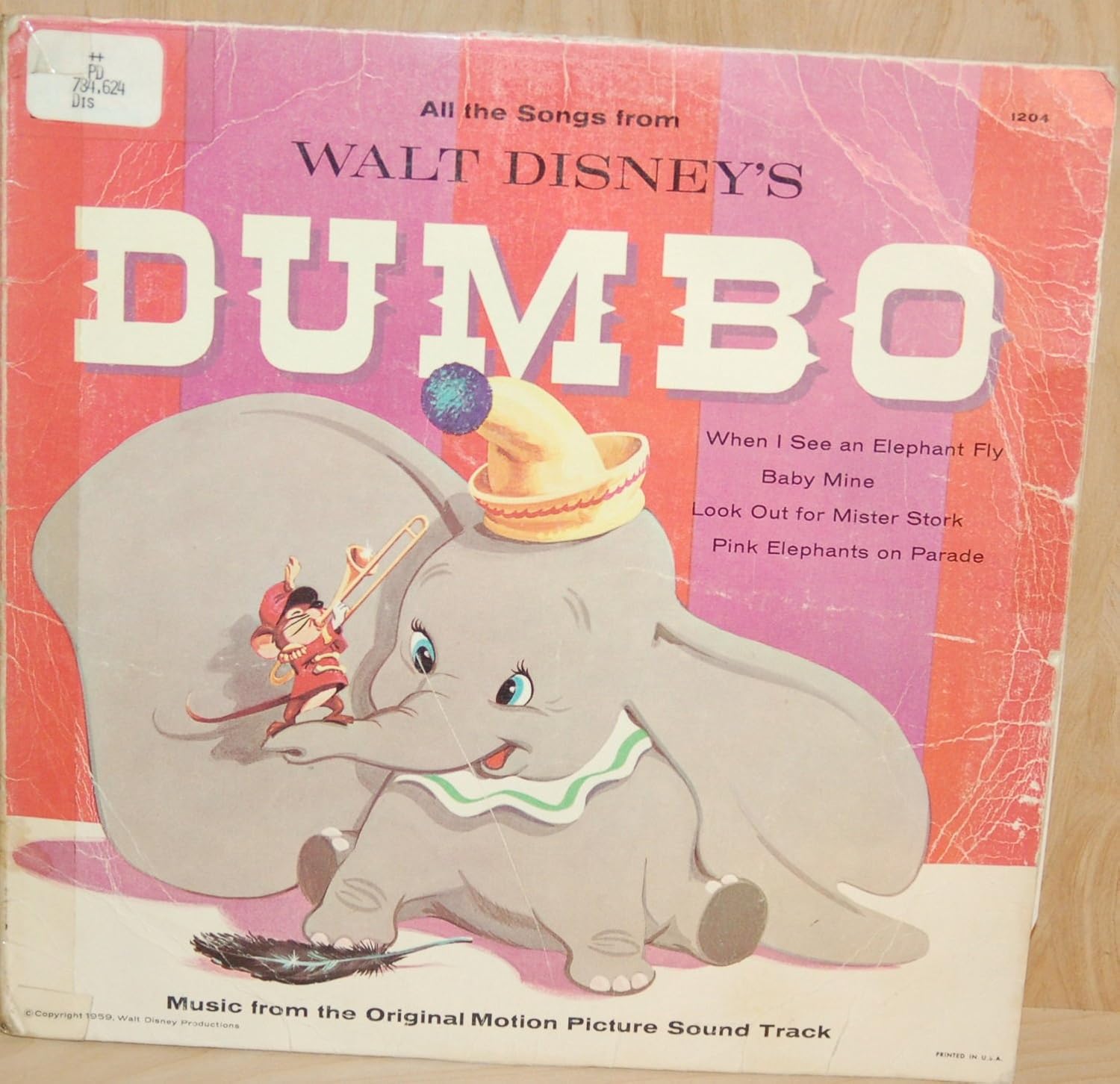 dumbo baby record book