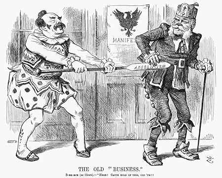 Amazon オットー フォン ビスマルク N 1815 18 オットー フォン ビスマルク シューンハウゼン プルシアン ステーツマン 古き良きビジネス ビスマーク 左 には プルシアとエンペロのウィリアム 1世に絶対主義と書かれたスティックが付いています アート