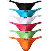 iKingsky Men's Modal Pouch G string Sexy Low Rise Thong Underwear
