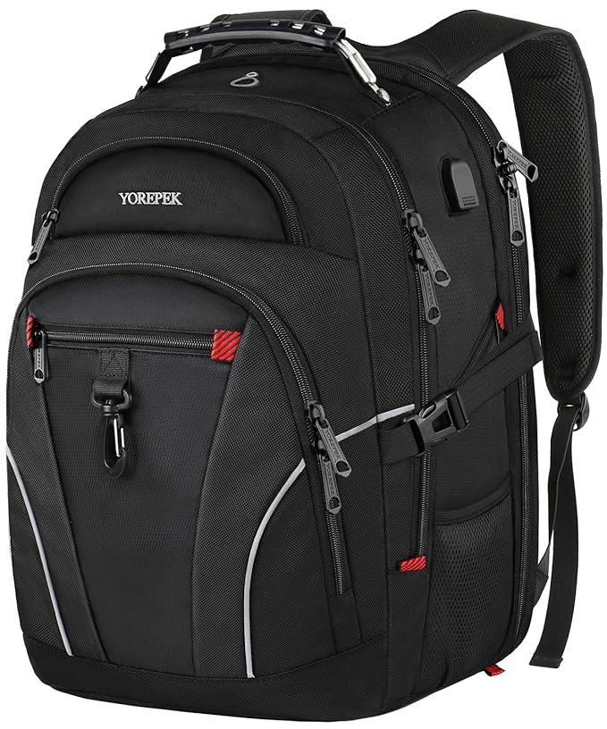 Travel Backpack for Men,TSA Laptop Backpacks with USB Charging Port,Extra Large