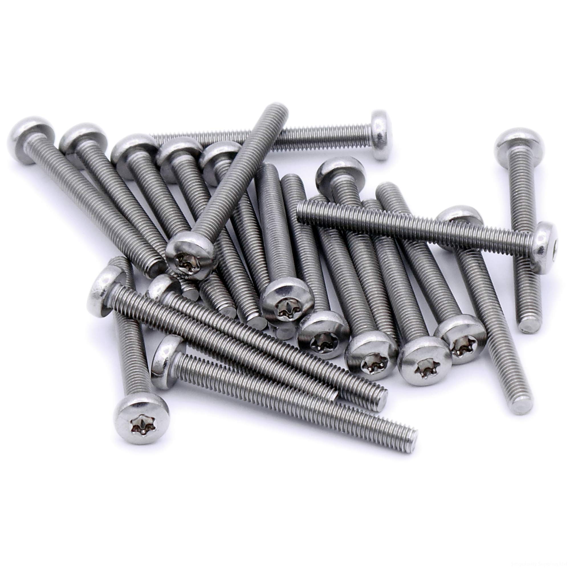 M1.6 (1.6mm x 5mm) TX Pan Machine Screw (Bolt) - Stainless Steel (A2) (Pack of 20)