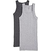 2(X) IST Mens Essential Cotton Square Cut Tank 2-Pack