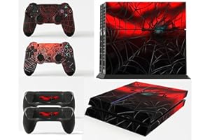 giZmoZ n gadgetZ PS4 Console Spider Skin Decal Vinal Sticker + 2 Controller Skins Set