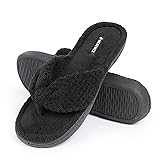 CIOR Women's Cozy Memory Foam Spa Thong Flip Flops