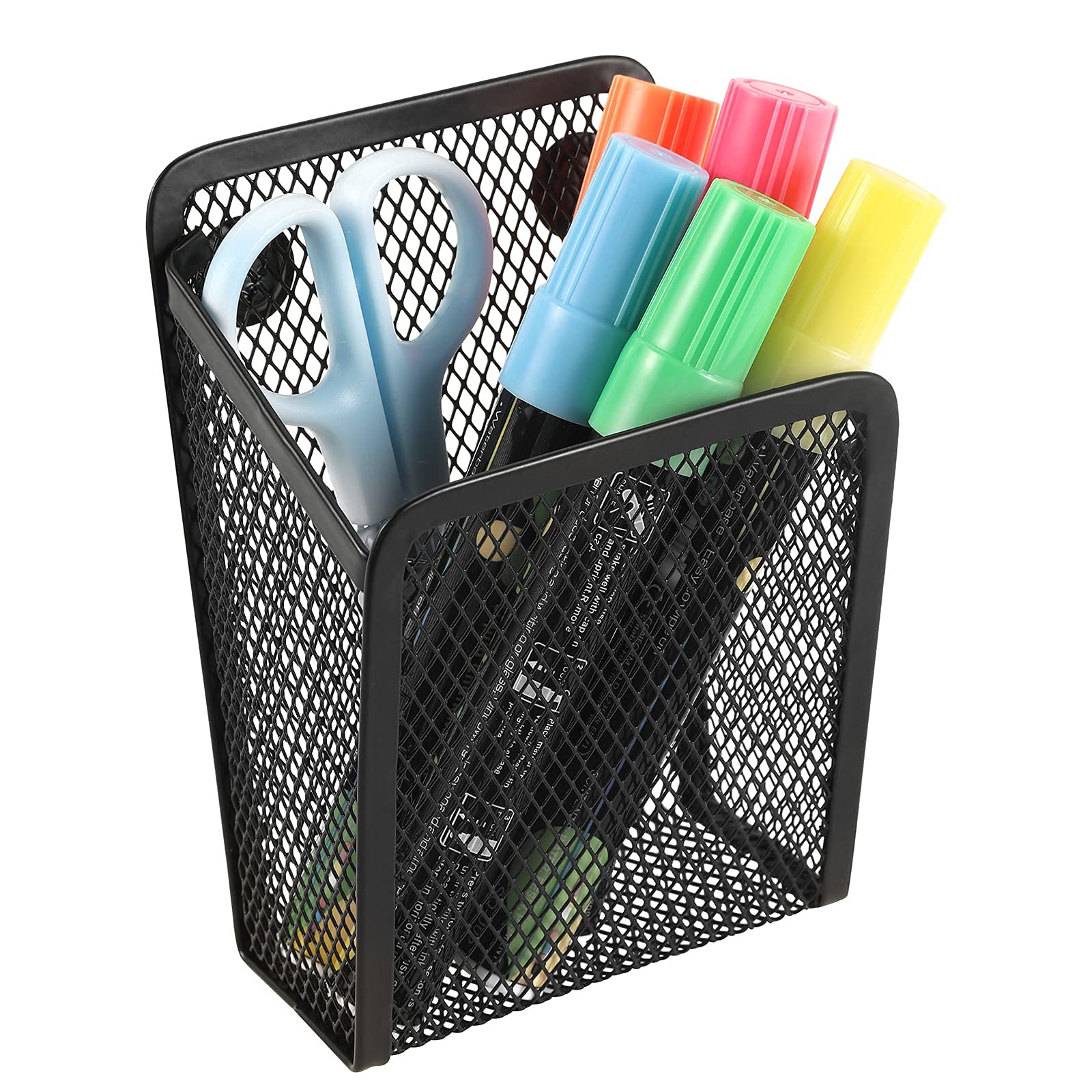 Photo 1 of Sanpaint Magnetic Pencil Holder,Mesh Stainless Steel Pen Basket, Metal Writing Utensil Storage Organizer for Whiteboard,Blackboard,Kitchen, Locker, Home, or Office