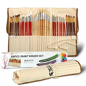 Artify 38 Pcs Paint Brushes Art Set for Acrylic