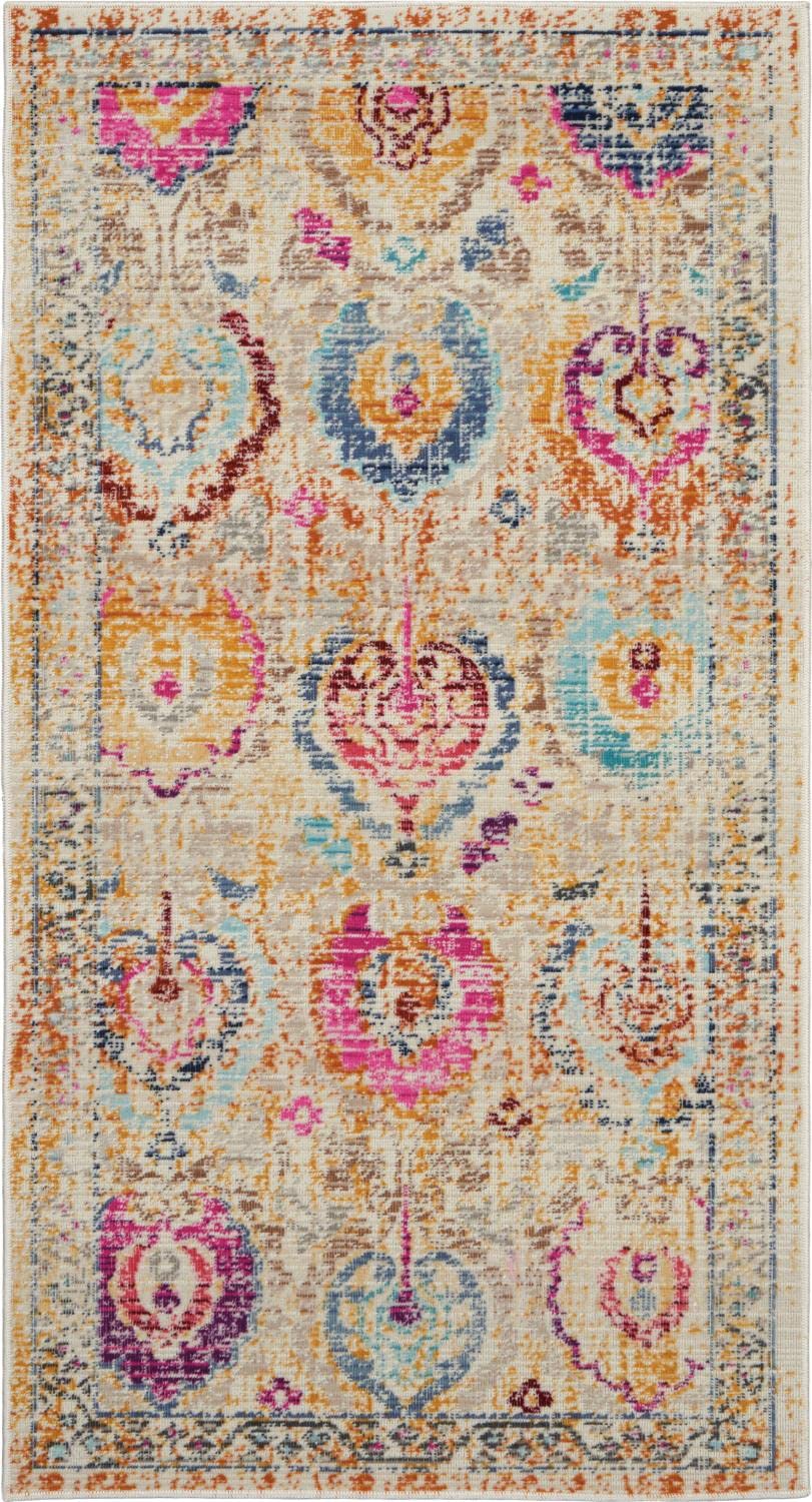 Rugs Direct Rug, Polypropylene, Multicoloured, 2'X4'