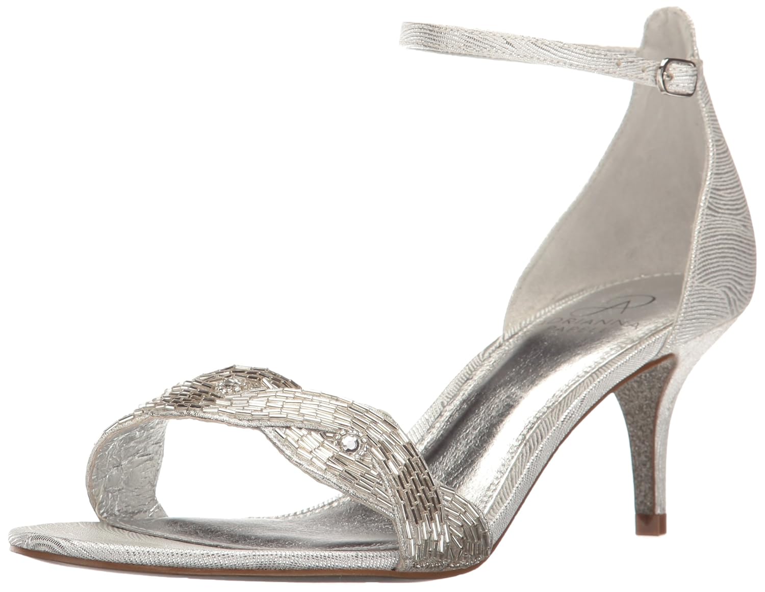 adrianna papell silver heels