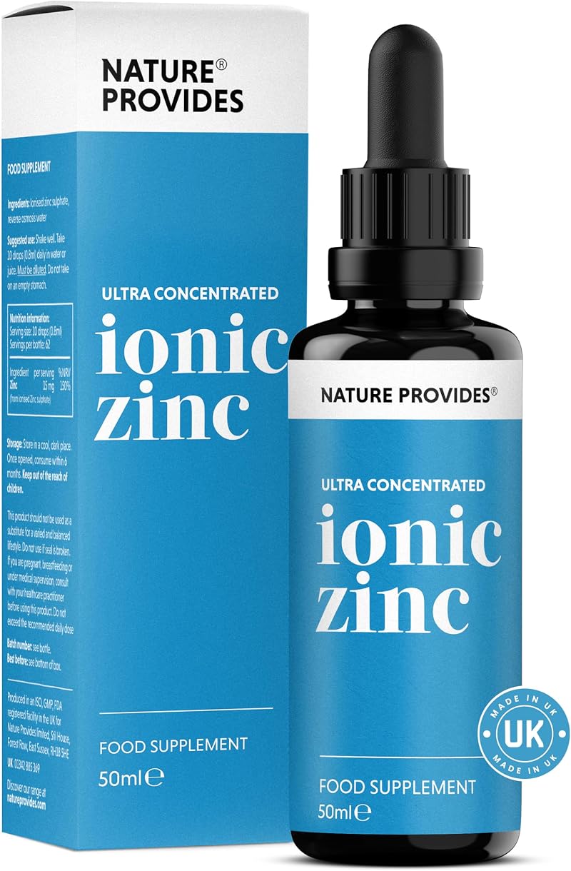 Nature Provides Ionic Zinc Sulphate Liquid 50ml - Immune & Fertility Support