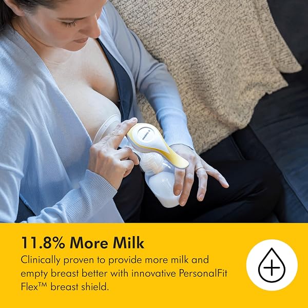 MEDELA HARMONY MANUAL BREAST PUMP, COMPACT SWISS DESIGN WITH PERSONALFIT FLEX SHIELDS AND MEDELA’S 2-PHASE EXPRESSION TECHNOLOGY