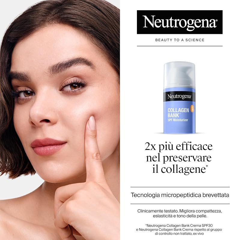 Collagen Bank Crema Idratante Viso con Collagene SPF 30, 50 ml
