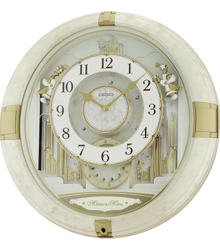 Amazon.com: Seiko Clock RE567G Wall Clock, Karakuri Clock, Radio