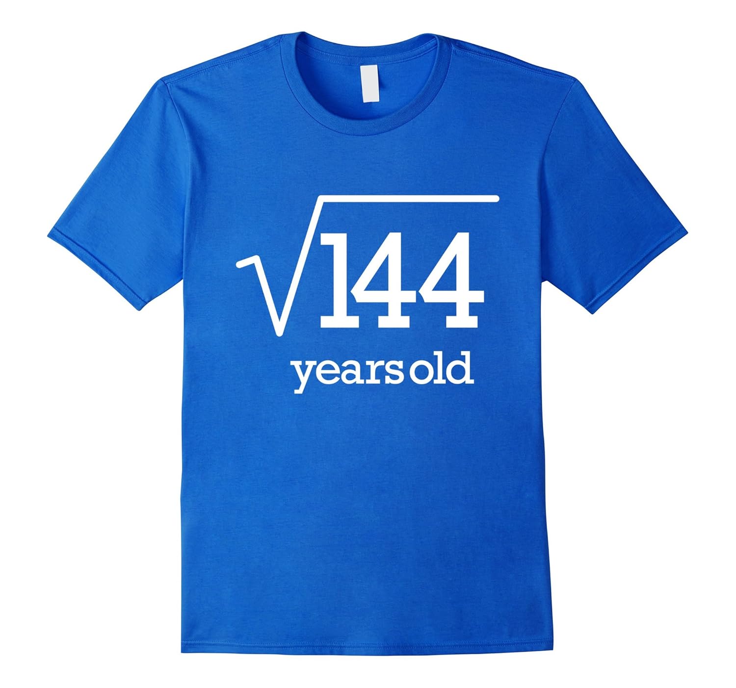 Twelve Years Old Shirt 12th Party 12 Twelfth Square Root 144-ANZ