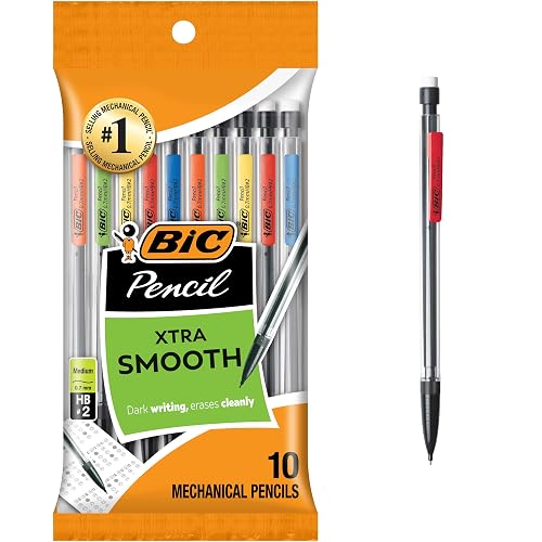 BIC Mechanical Pencil, Medium Point (0.7 mm), 10 Pencils
