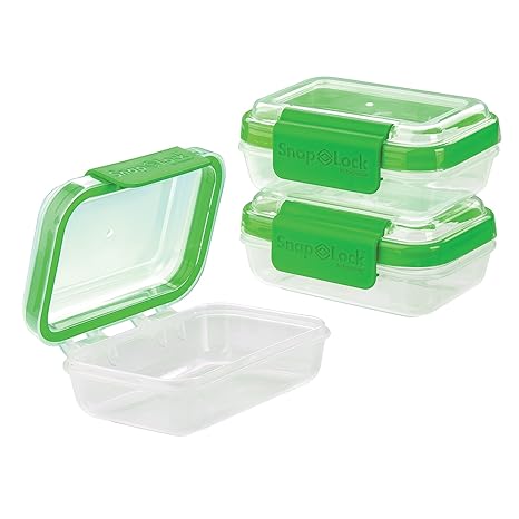 Amazon.com: SnapLock by Progressive Rectangular 1-Cup, Green - Set ...