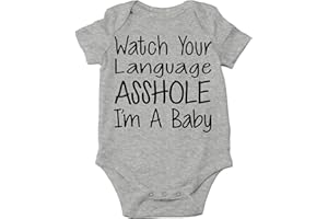 CBTwear Watch Your Language I’m a Baby - Baby Bodysuit Adorable Romper Clothing Cute Boy Girl Unisex