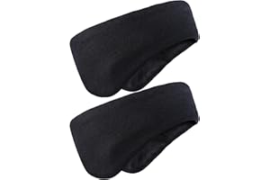 JenPen 2 Pcs Double-layer Ear Warmer for Kids Headband-knit Winter Ear Muffs with Fuzzy Lined Warm Cover for Boy Girl Run Ski