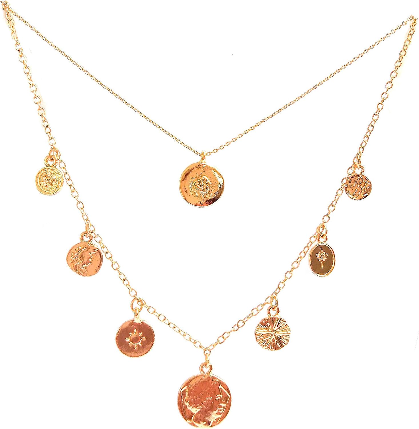Fine Gold Medal Necklace Amazon.co.uk Jewellery