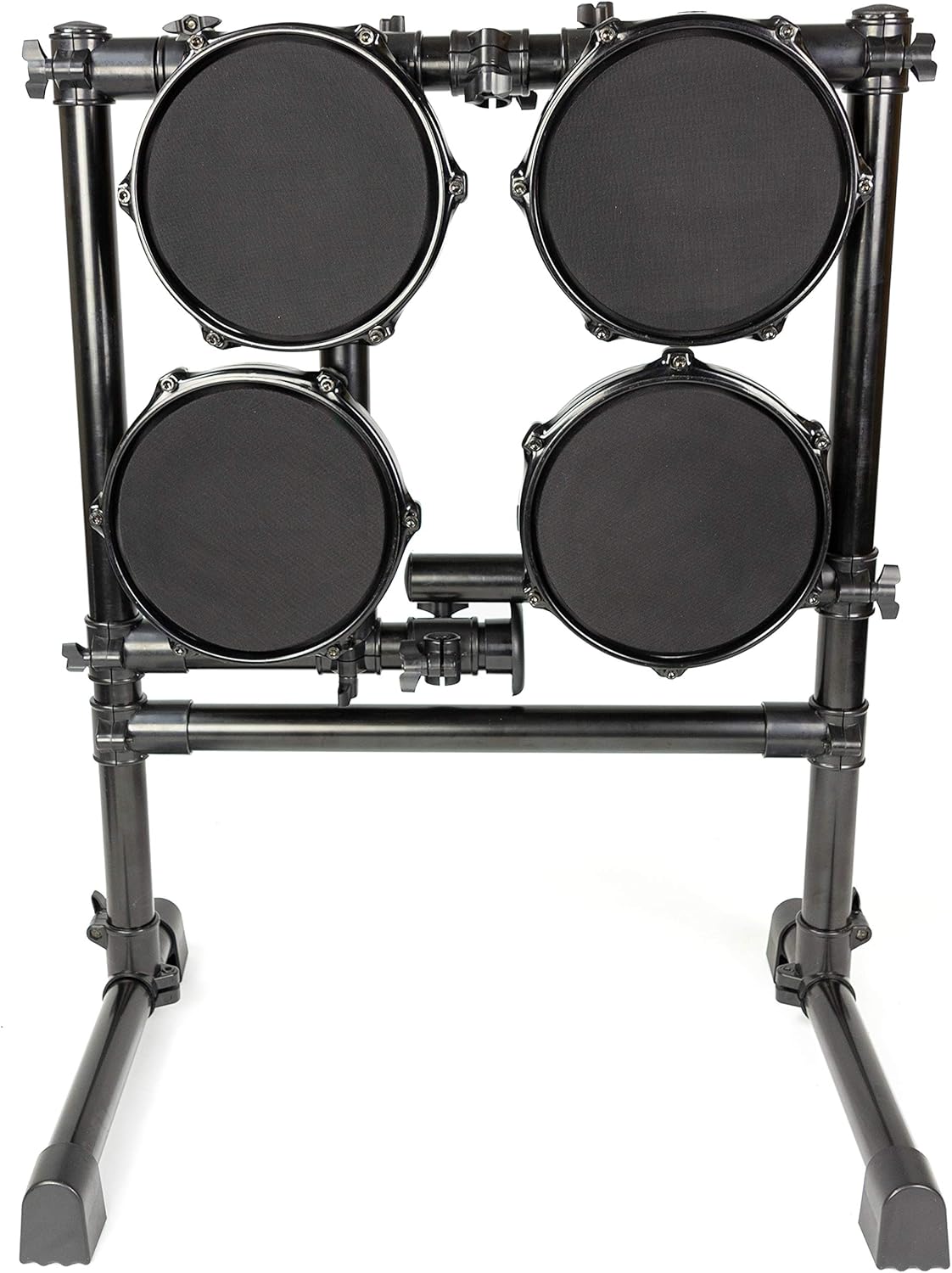 RockJam Mesh Head Kit, Adjustable Eight Piece Electronic Drum Kit with