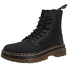 Dr. Martens Men's Combs Washed Canvas Combat Boot