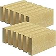 Fire Bricks, FireBrick, High Temperature Insulated Firebricks for Wood Stoves, Fireplaces, Size 9" X 4-1/2" X 1-1/4", Pack of 12, Wood Stove Bricks, Fireplace Brick