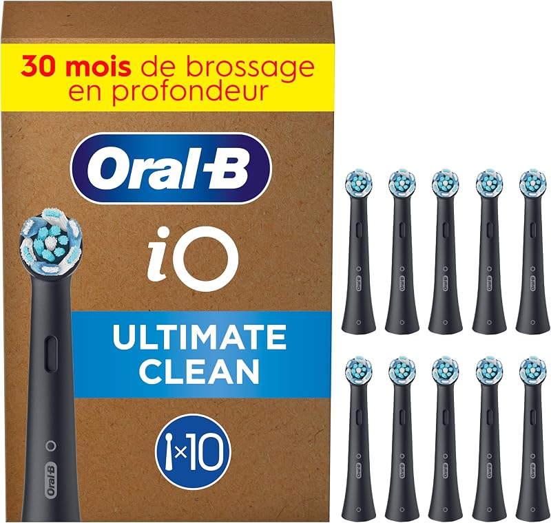 Brossettes de Rechange Ultimate Clean, lot de 10, Noires