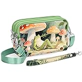 YINHEXI Small Crossbody Bags for Women, 3 Zippers Small Nylon Crossbody Purse for Travel, Cell Phone Wallet Bag for Women