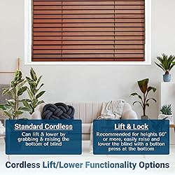 TailorView Customizable Wood Horizontal Cordless
