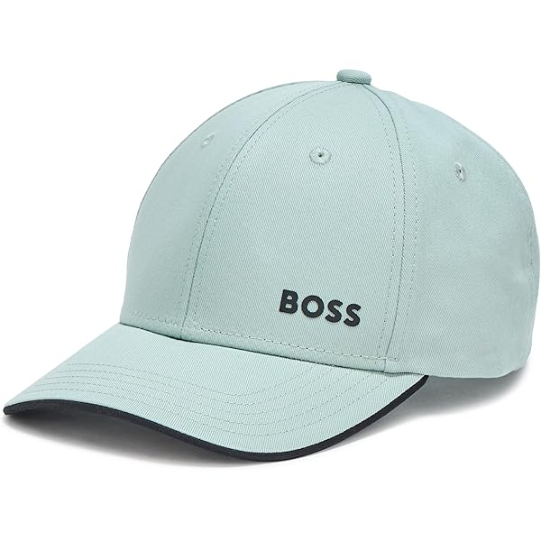 BOSS キャップ BOSS Bold Curved Logo Cotton Twill Hat, Bright Blue
