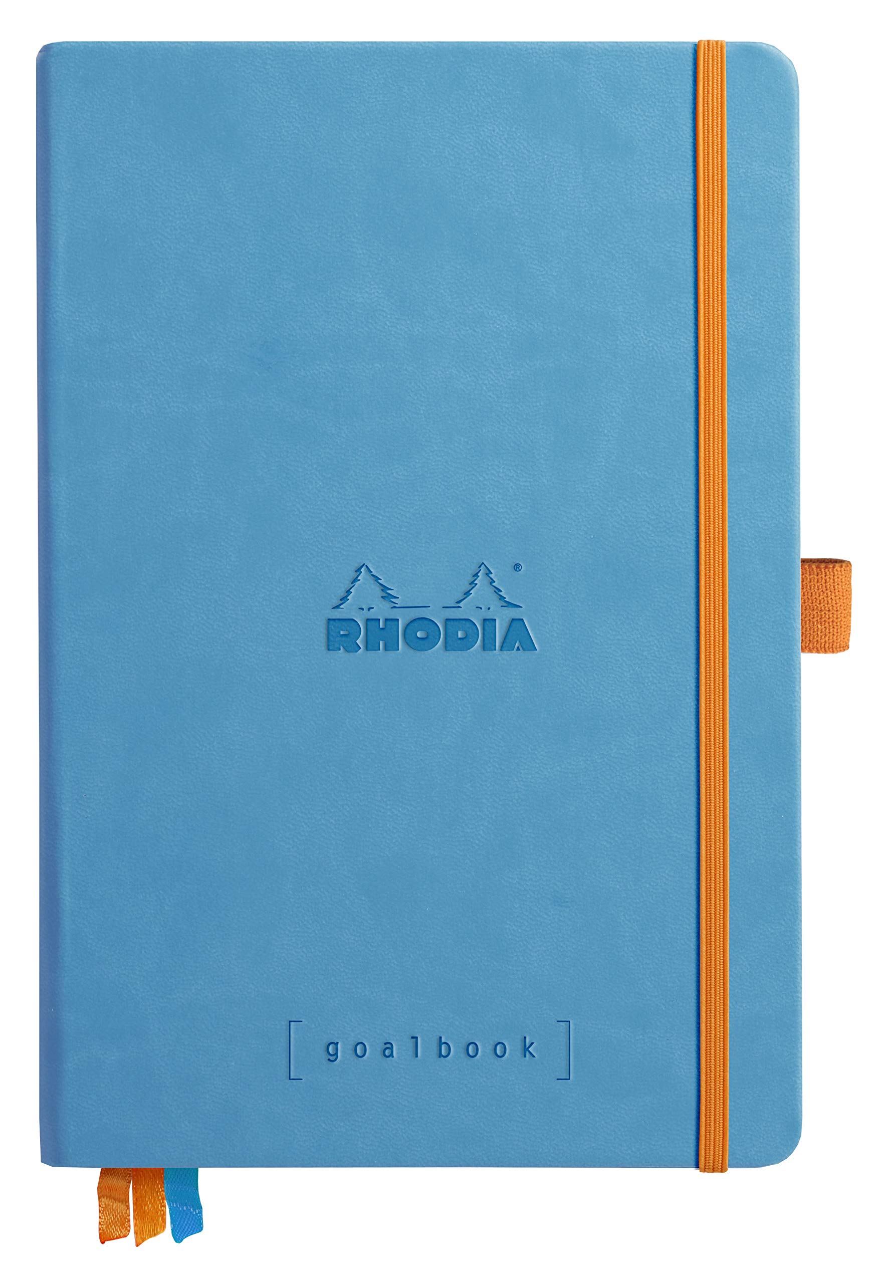 Rhodia Hardcover Goal Book, A5, Dot - Turquoise Blue