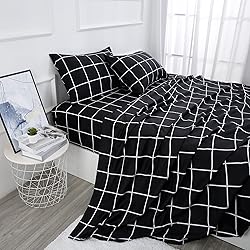 Bed Sheet Set 4 Pieces -Full Size-Soft Durable