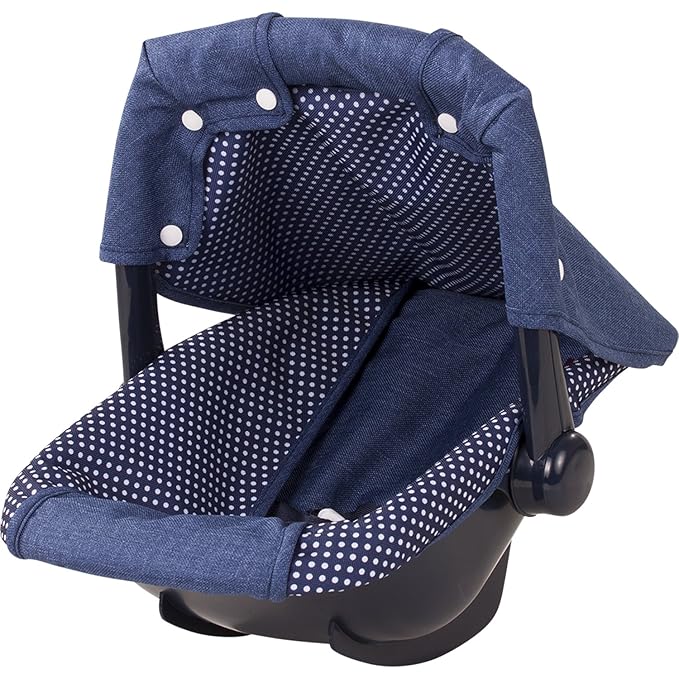 Götz 3402941 Puppen Babytrage Denim & Spots für alle Babypuppen von 30 cm bis 46 cm und Stehpuppen von 45 cm bis 50 cm - Idea