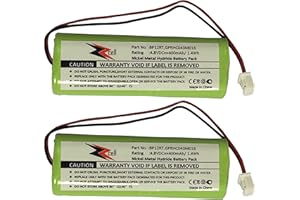ZZcell® 2-Pack Battery Replacement for Dogtra Transmitter BP12RT, 175NCP, 200NC, 200NCP, 202NCP, 280NCP, 282NCP, 1900NCP, 1902NCP, 300M, 302M, 7000M, 7002M, 7100H, 7102H, 7100, 7102, 1100NC, 2000B