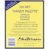 Masterson Sta-Wet Handy Sponge Refill, 8.5 X 7 inches, Package of 3 (857.53)