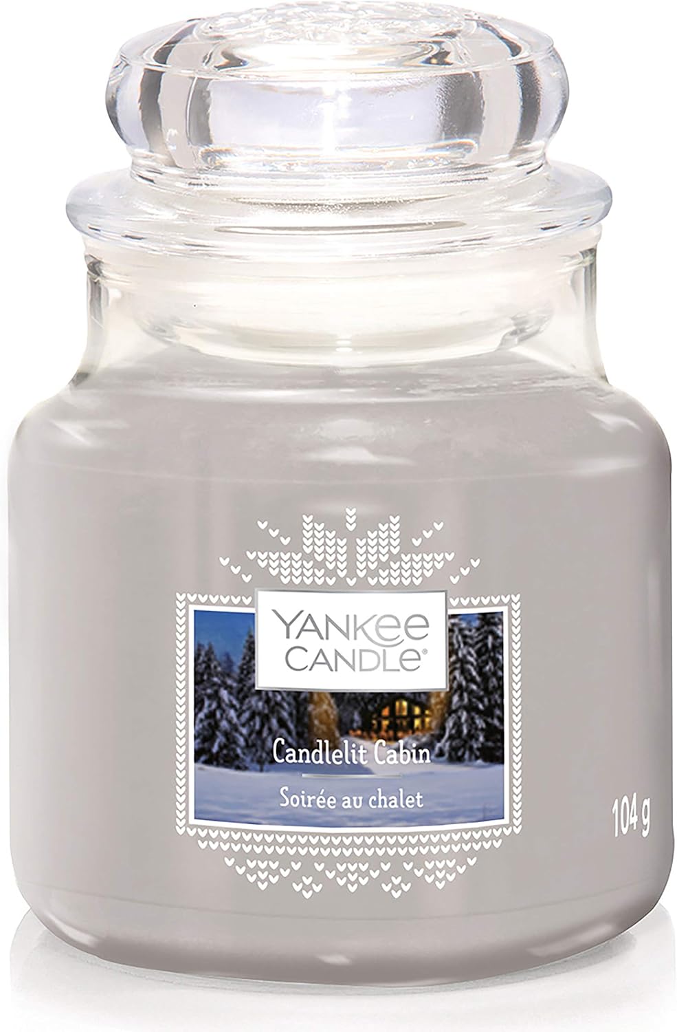 Yankee Candle Candela profumata in giara piccola, In baita a lume di