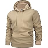 MAGCOMSEN Men's Active Hoodies Fleece Lined Sweatshirts Casual Athletic Workout Pullover With Kangaroo Pocket