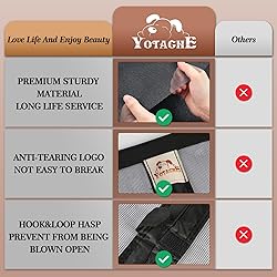 Yotache Magnetic Screen Door Fits Door Size 32 x